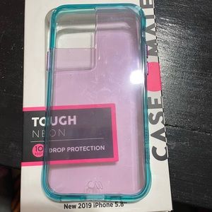 Case mate neon blue case